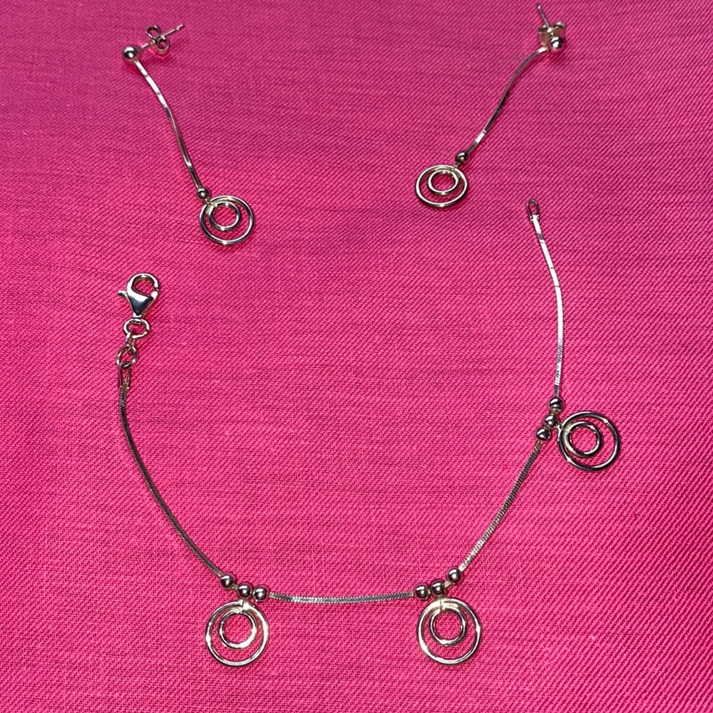 Delicate 925 sterling silver set